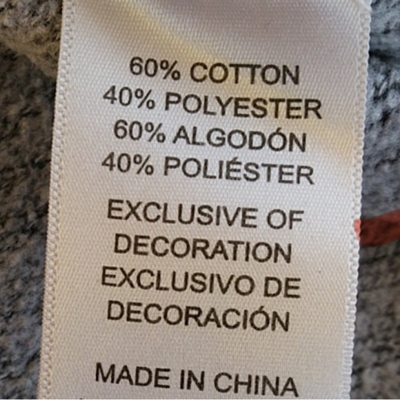 Tommy Bahama Fleece Pullover Sweatshirt small Gray Black - Picture 8 of 8